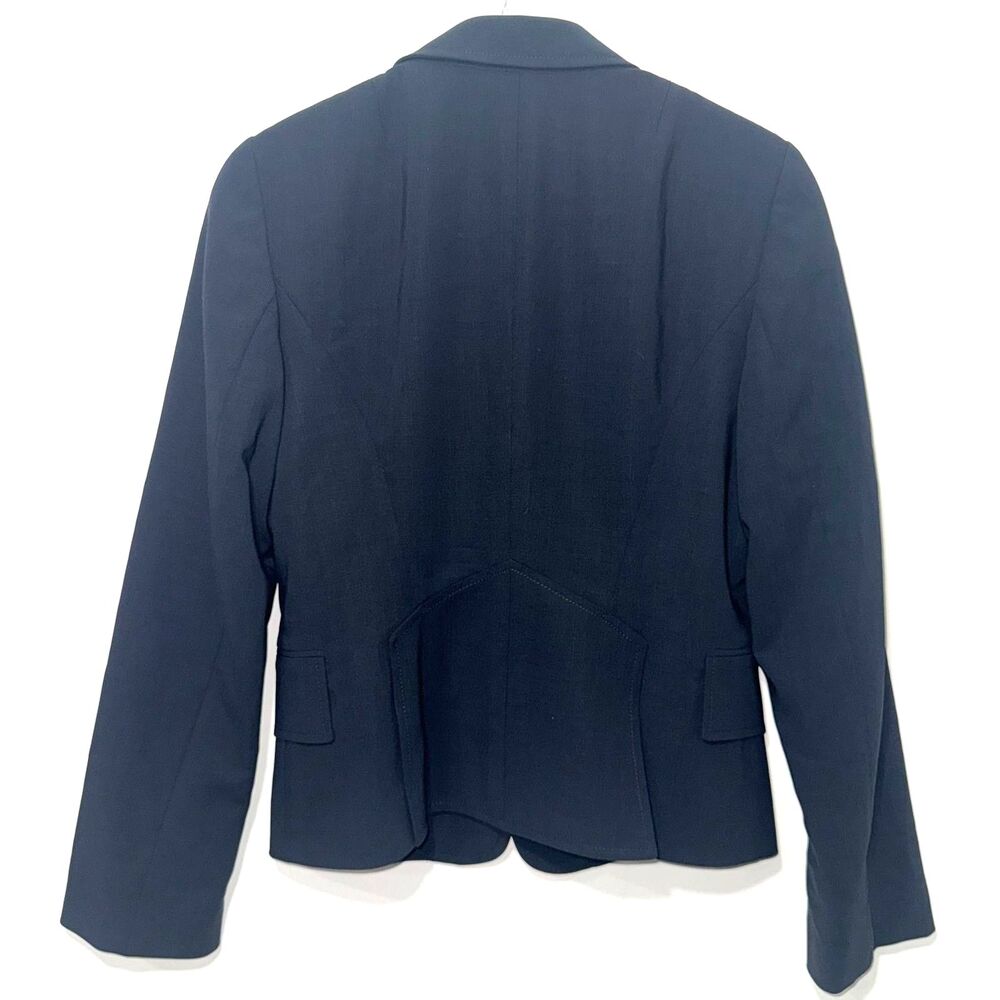 AKRIS Punto Wool Hidden Button Blazer - Black 6 - Picture 2 of 10